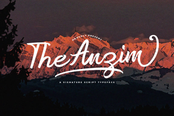 Anzim Font: A Handwritten Typeface for Makers