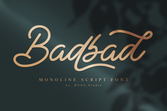 Badbad: A Retro Script Font for Editorial Design