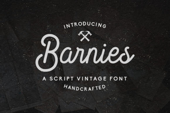 Barnies: A Vintage Script Font for Bold Branding