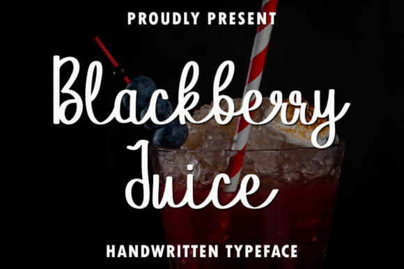 Blackberry Juice: A Premium Handwritten Font for Campaigns