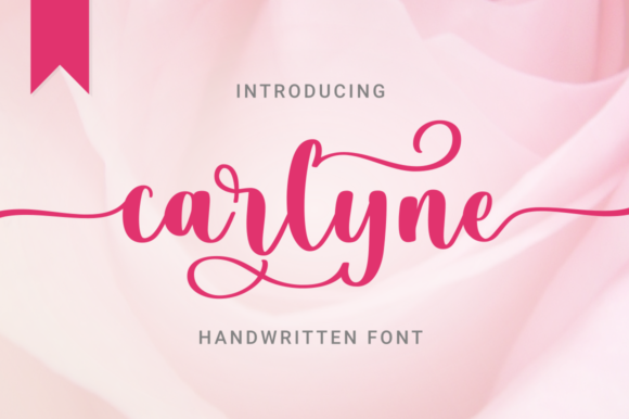 Carlyne: A Handwritten Font for Makers