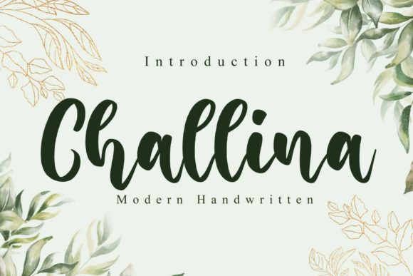 Challina: A Timeless Handwritten Font for Editorial Design