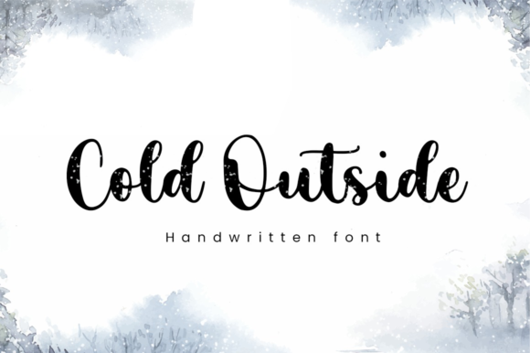 Cold Outside: A Modern Script Font for Editorial Design