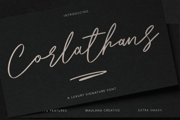 Corlathans: A Premium Script Font for Web Design