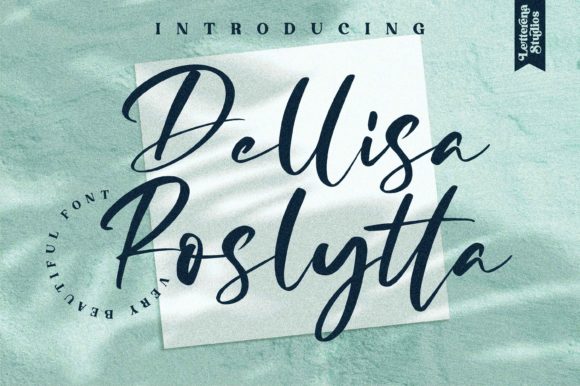 Dellisa Roslytta: A Handwritten Font for Web Design