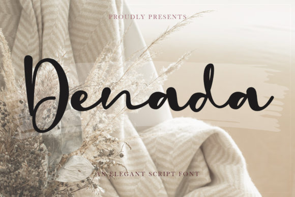 Denada: A Dainty Handwritten Font for Romantic Branding