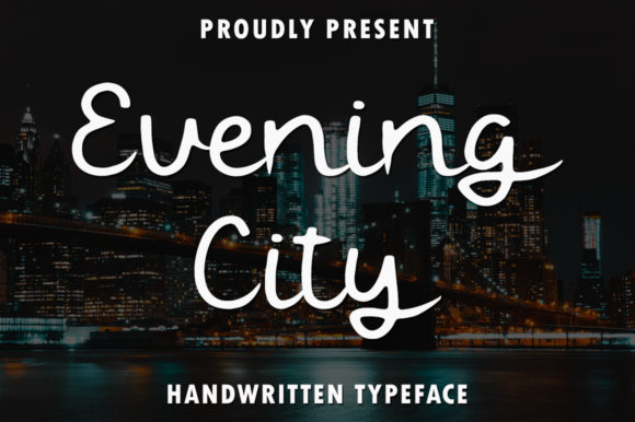 Evening City: A Relaxed Handwritten Font for Brand Identity