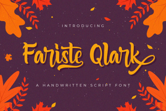 Fariste Qlark: A Handwritten Font for Makers