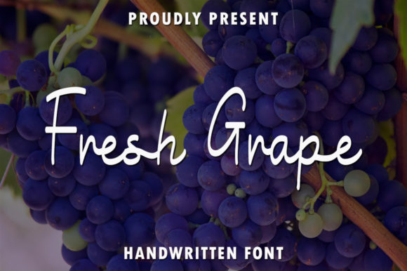 Fresh Grape: A Handwritten Font for Digital Charm