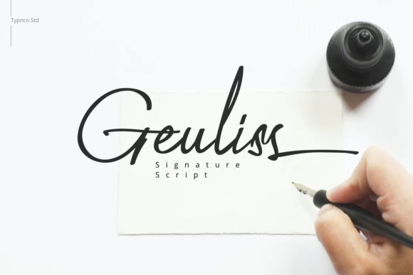 Geuliss Font: A Stylish Script for Crafters