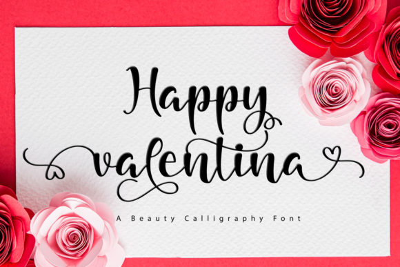 Happy Valentina: A Handwritten Font for Branding