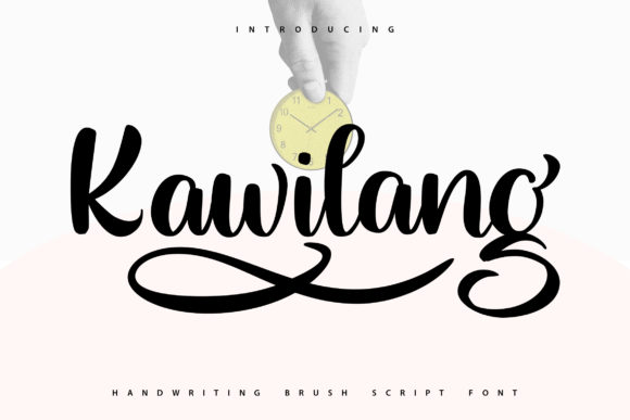 Kawilang Font: Bold Handwritten Type for Campaigns