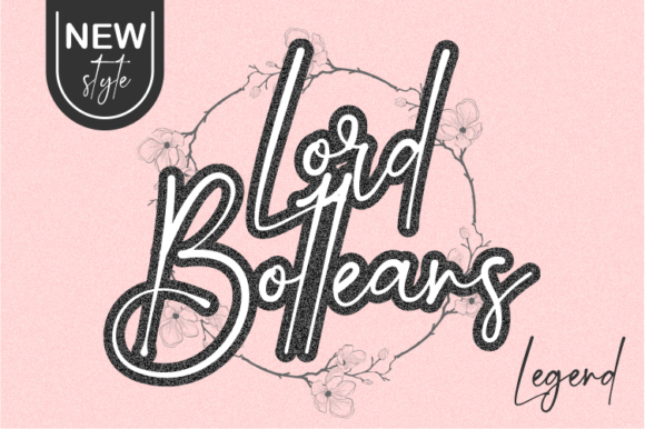 Lord Bolleans: A Delicate Handwritten Font for Crafters