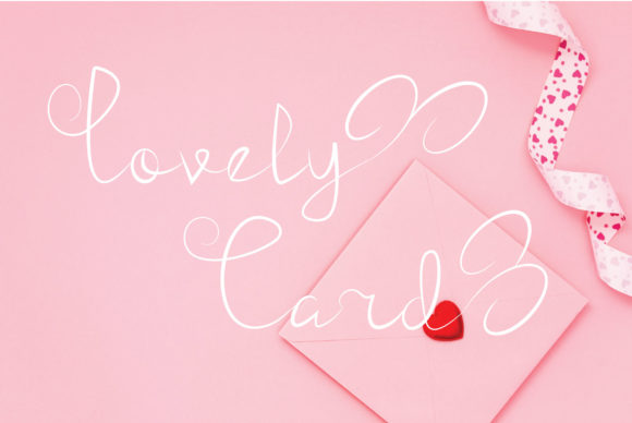 Lovely Card: A Romantic Script Font for Editorial Design
