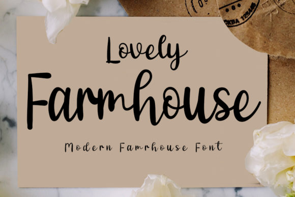 Lovely Farmhouse Font for Handmade Creators