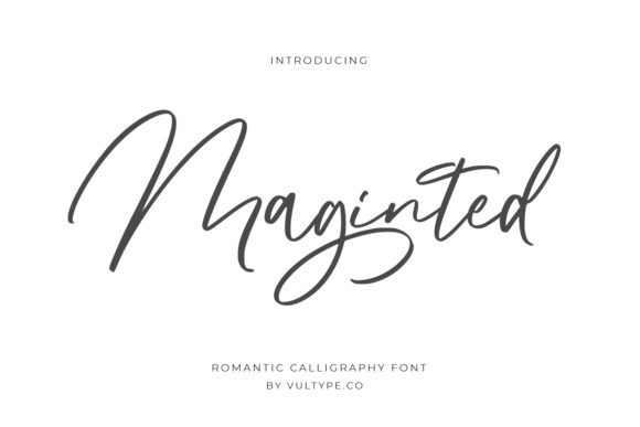 Maginted: The Script Font for Clear Campaigns