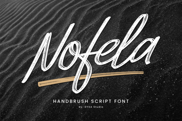 Nofela: A Bold Brushed Script Font for Branding
