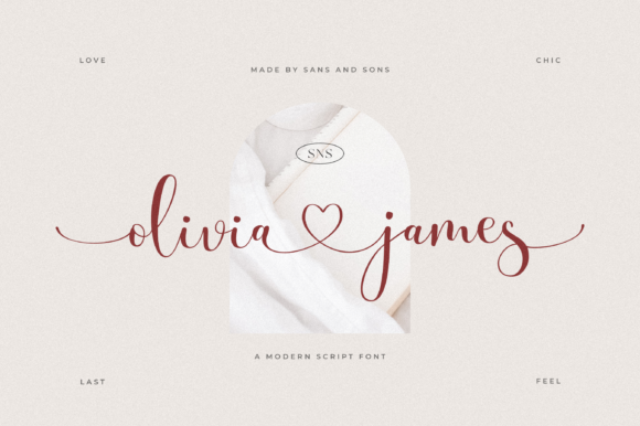 Olivia James: A Romantic Handwritten Font for Makers