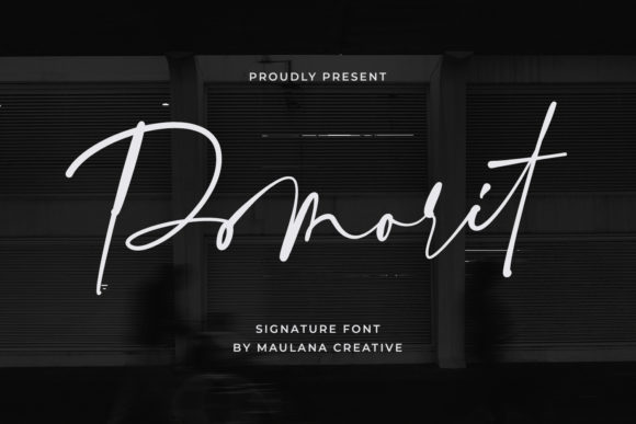 Pomorit: A Script Font for Elegant Branding