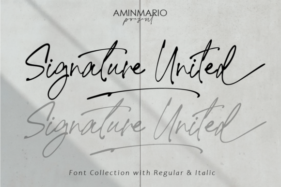 Signature United: A Handwritten Font for Makers