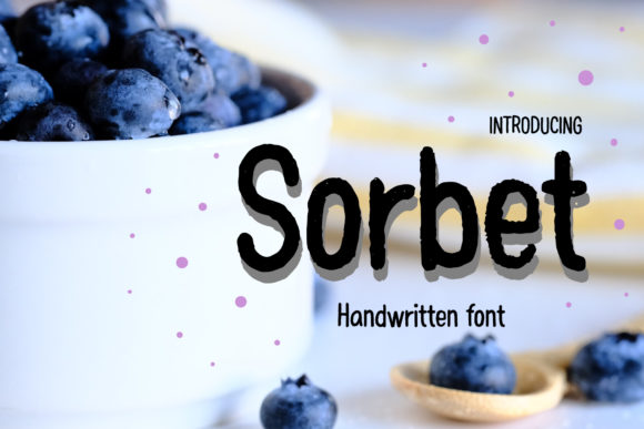 Sorbet: A Handwritten Font for Digital Charm