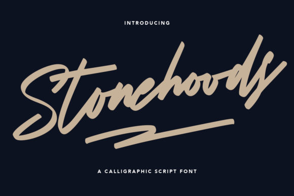 Stonehoods: A Modern Handwritten Font for Marketers