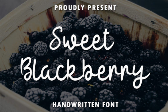 Sweet Blackberry: A Sweet Script Font for Web Design