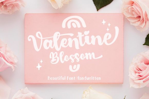 Valentine Blossom Font Review for Branding