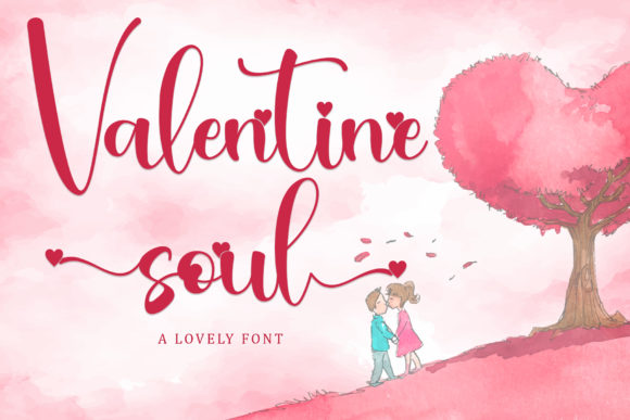 Valentine Soul: A Handwritten Font for Branding