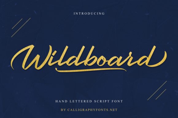 Wildboard: A Handwritten Font for Authentic Branding