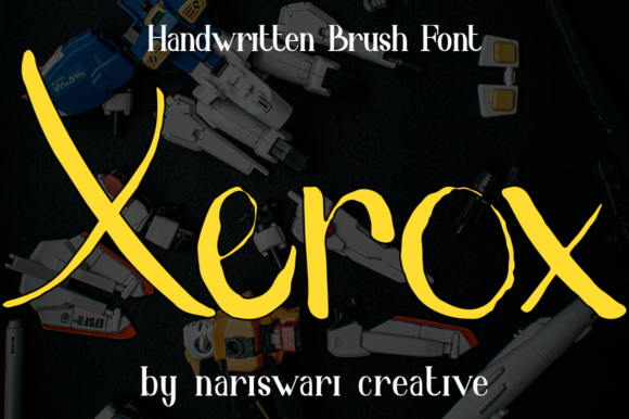Xerox Font: A Handwritten Typeface for Editorial Design